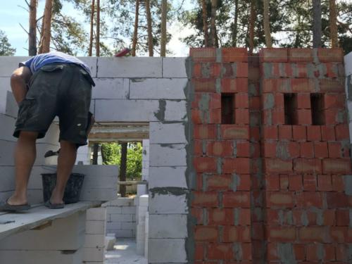 Дом на ул. Украинской Ход строительства 2019.08.23. Изображение 8
